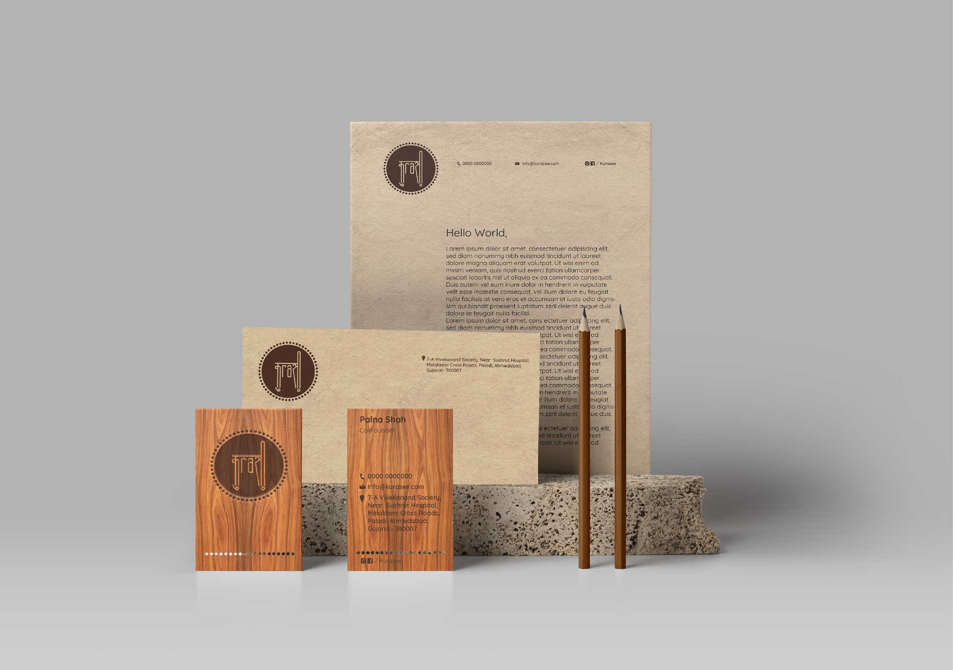 Kurasee · Brand identity